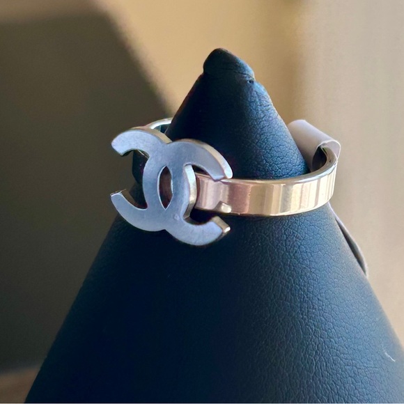 Silver Monogram Ring - Picture 4 of 9